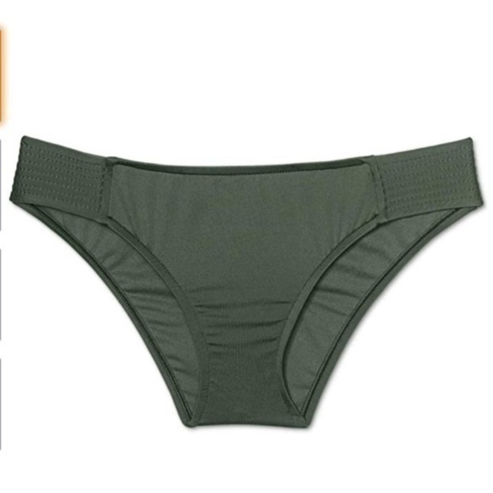KONA SOL Dark Green side hipster bikini bottom